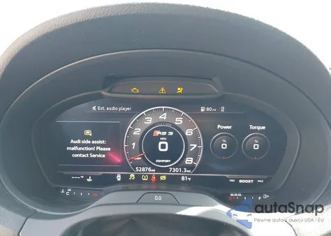 2019 Audi Rs 3 2.5T из США, поврежденный, VIN WUABWGFF5KA906589